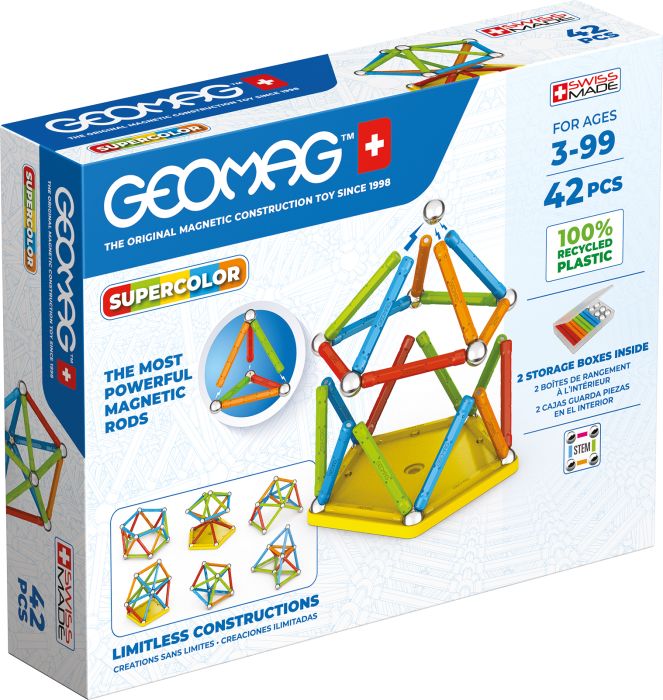 GEOMAG SUPERCOLOR RECYCLED 42 Teile