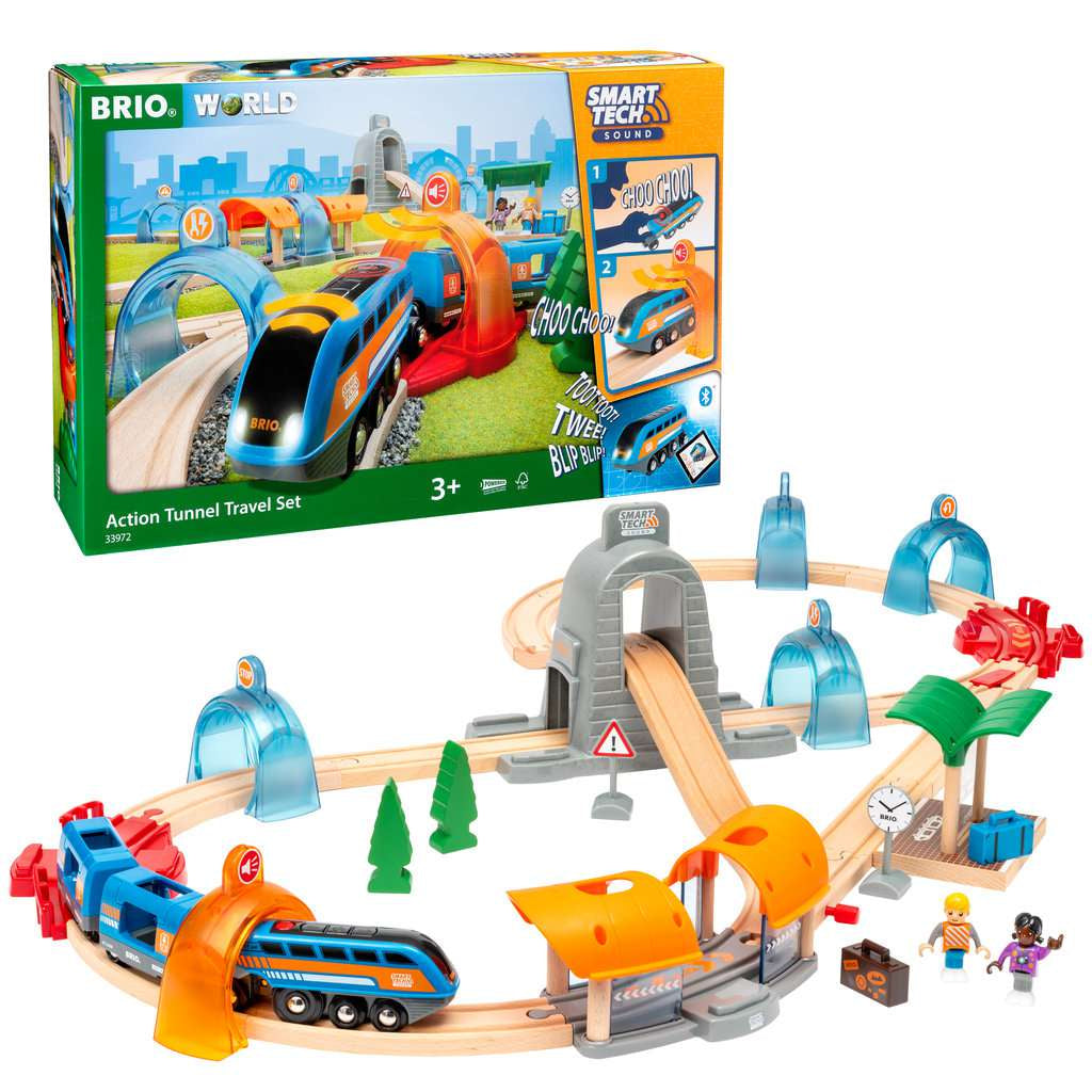 Action Tunnel Reisezug Set