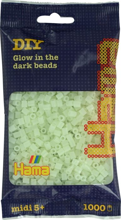 HAMA BUEGELPERLEN GLOW IN THE DARK -  -