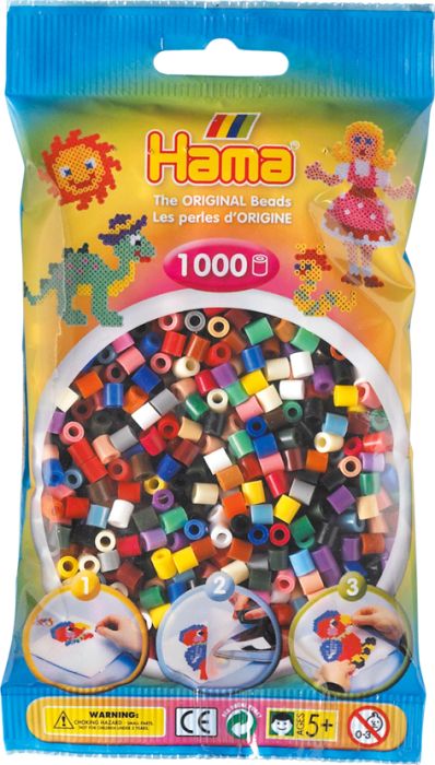 HAMA BUEGELPERLEN VOLLTONFARBEN 100 -  -