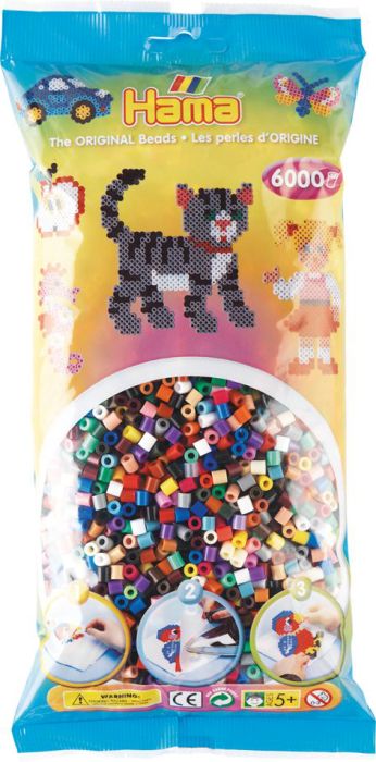 HAMA BUEGELPERLEN MIX 6000 STUECK B -  -