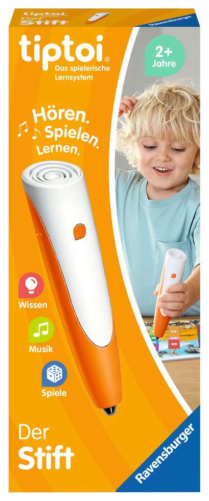 Ravensburger tiptoi Stift 00110 - Das spielerische Lernsystem,  Lernspielzeug für Kinder ab 2 Jahren - Der Stift