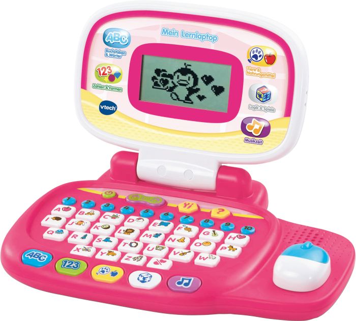 Mein Lernlaptop pink