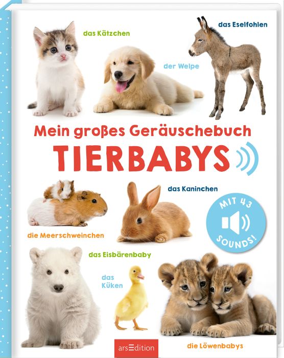 Mein gr. Geräuschebuch Tierbabys