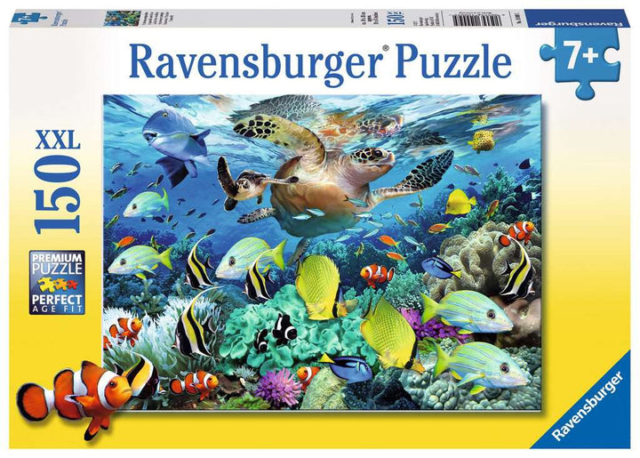 Ravensburger Kinderpuzzle - 10009 Unterwasserparadies - Unterwasserwelt-Puzzle für Kinder ab 7 Jahren, mit 150 Teilen im XXL-Format