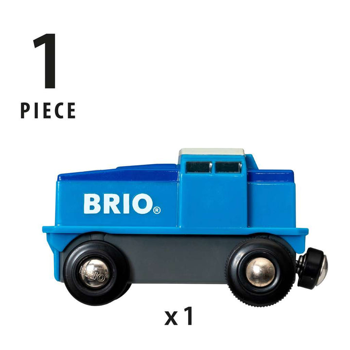 Blaue Batterie Frachtlok