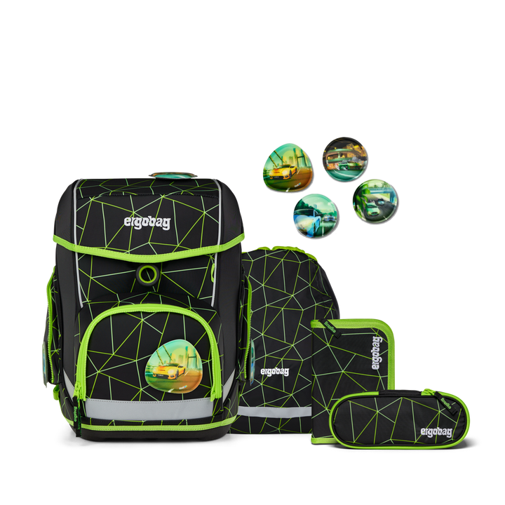 Ergobag Schulranzen-set Cybär Race