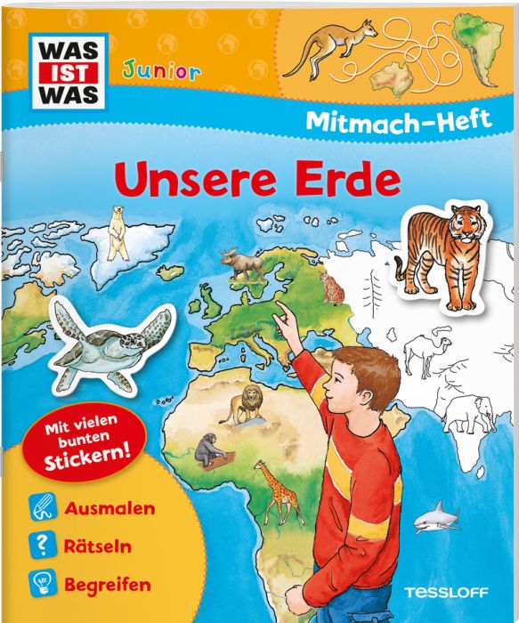 WAS IST WAS Junior Mitmach-Heft Unsere Erde