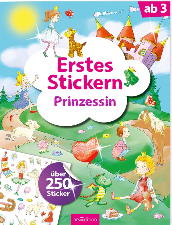 Erstes Stickern - Prinzessin