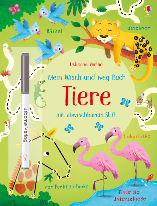 Mein Wisch-und-weg-Buch: Tiere