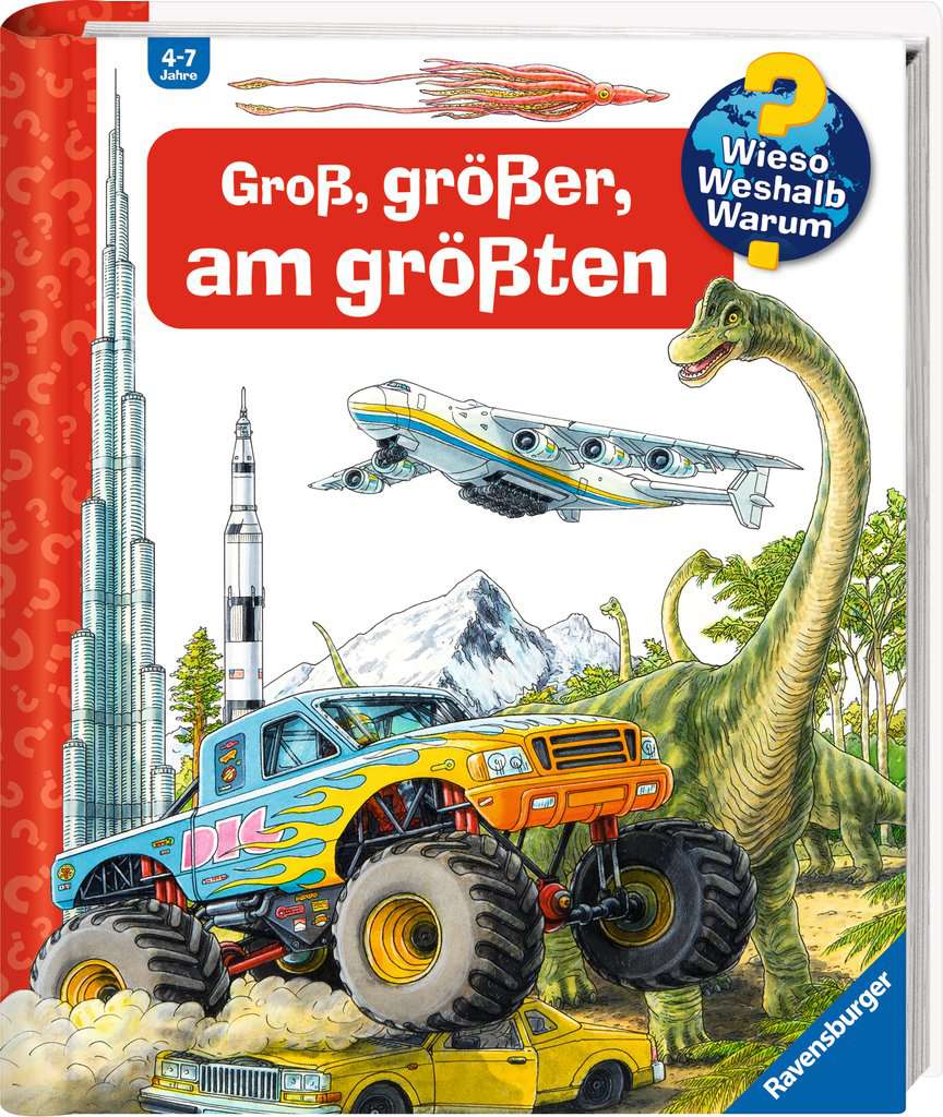 Wieso? Weshalb? Warum?: Groß, größer, am größten (Riesenbuch)