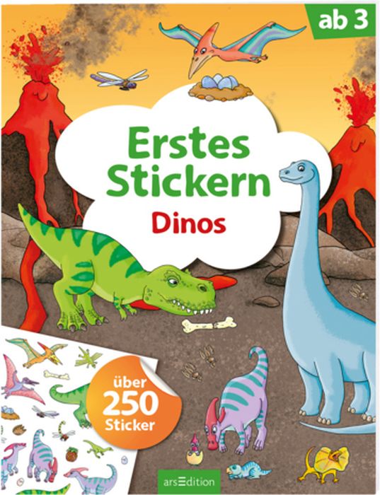 Erstes Stickern - Dinos