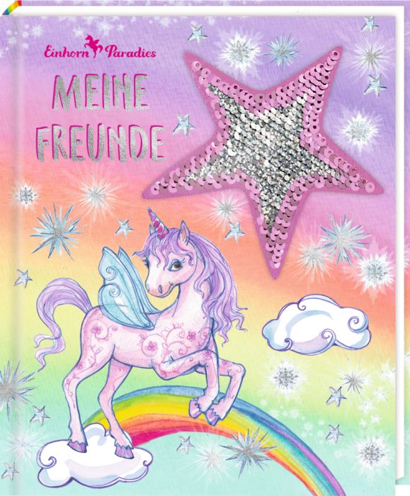 Freundebuch: Einhorn-Paradies