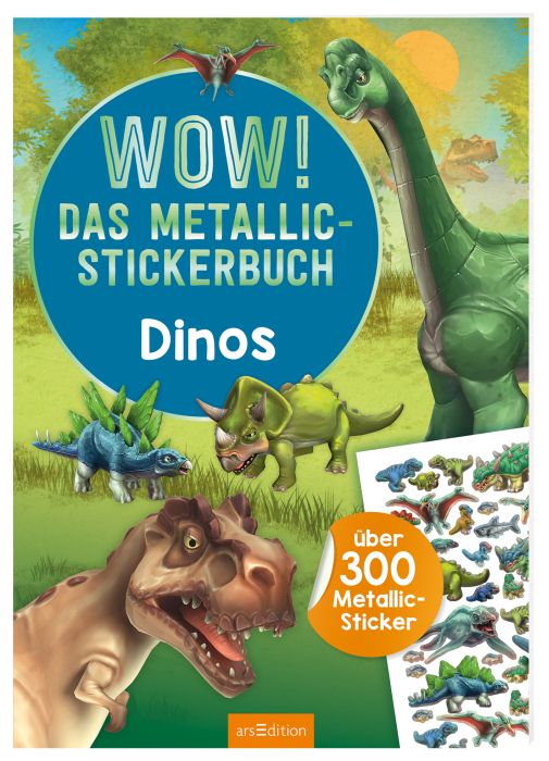 Wow! Das Metallic-Stickerbuch - Dino