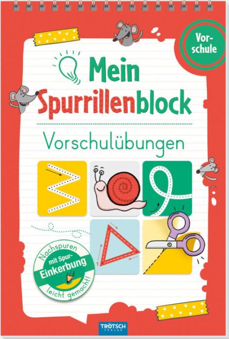 Spurrillenblock Vorschulübung