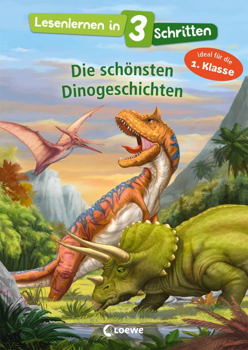 Lesenlernen in 3 Schritten - Dinogeschichten