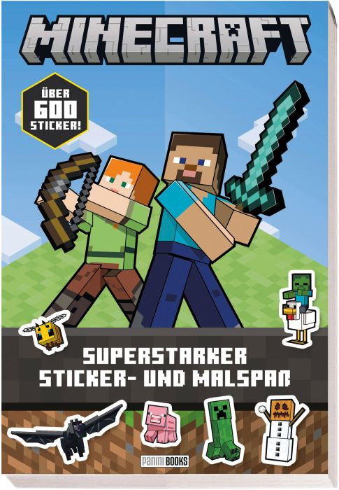 Minecraft Sticker- und Malspaß
