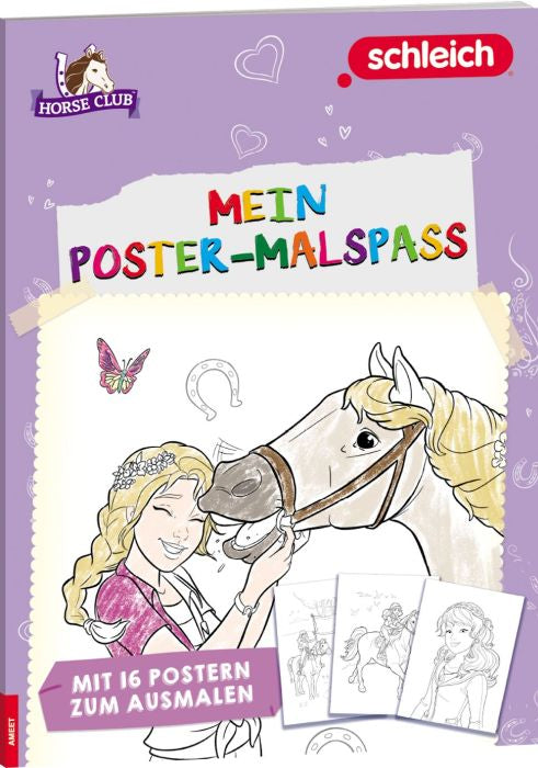 SCHLEICH Horse Club – Poster-Malspaß