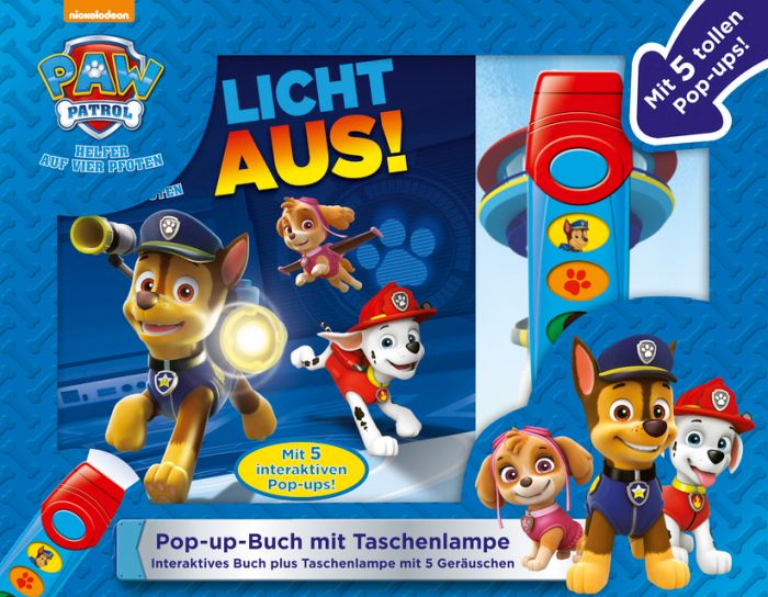 PAW Buch & Sound Spiel-Set, Licht aus!
