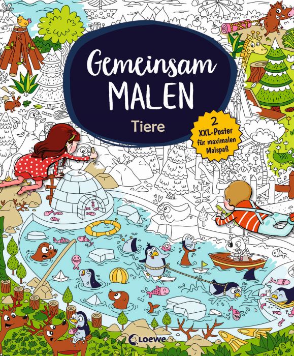 Gemeinsam malen - Tiere