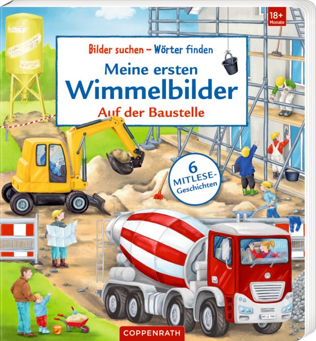 Bilder s.-Wörter f.: Meine 1.Wimmelbilder - A.d.Baustelle