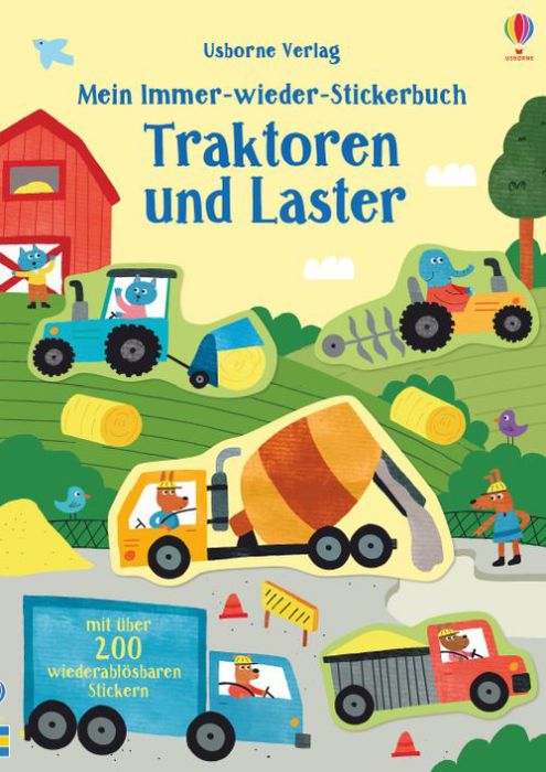Mein Immer-wieder-Stickerbuch: Traktoren