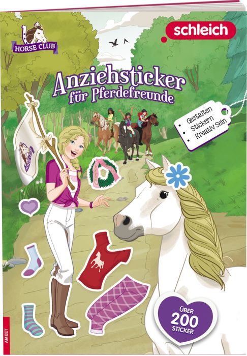Schleich Horse Club Anziehsticker Pferde