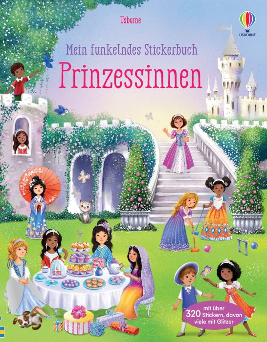 Mein funkelndes Stickerbuch: Prinzessin