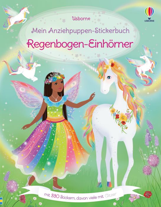 Anziehpuppen-Stickerbuch Regenbogen