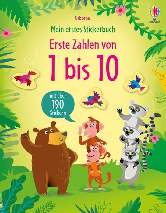 Erstes Stickerbuch Erste Zahlen von 1-10