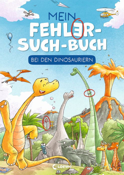 Mein-Fehler-Such-Buch - Bei den Dinosauriern