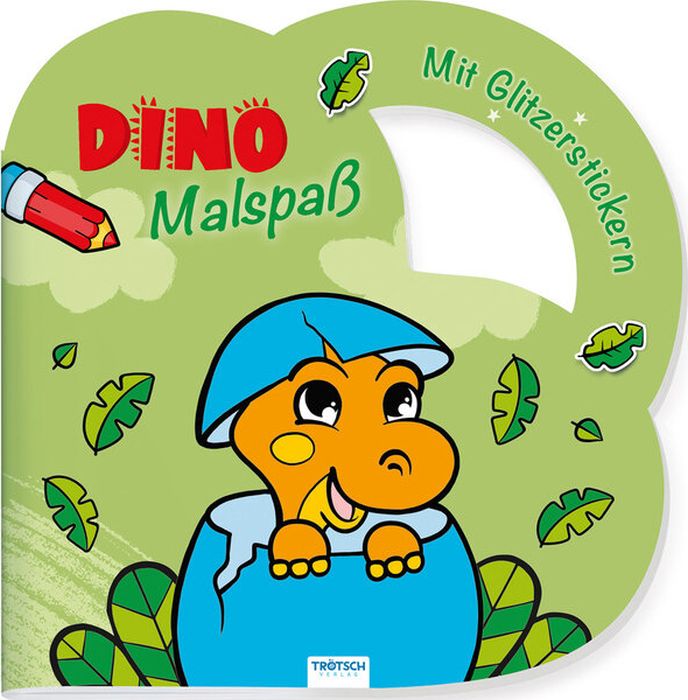 Stickermalbuch Dino Malspaß