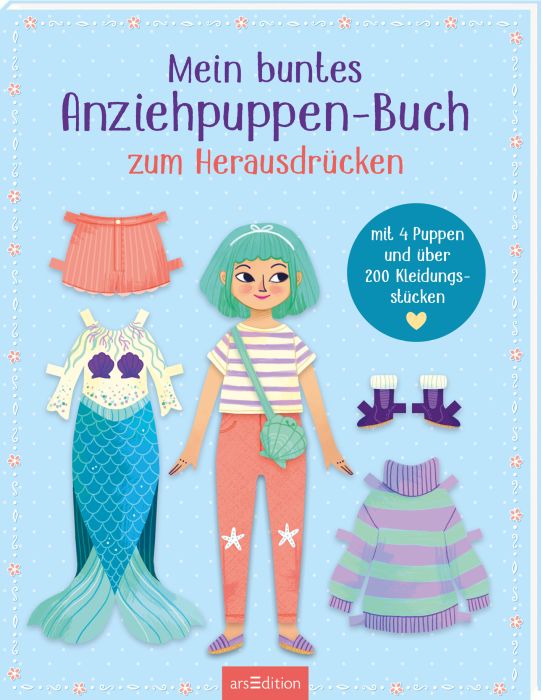 Buntes Anziehpuppen-Buch