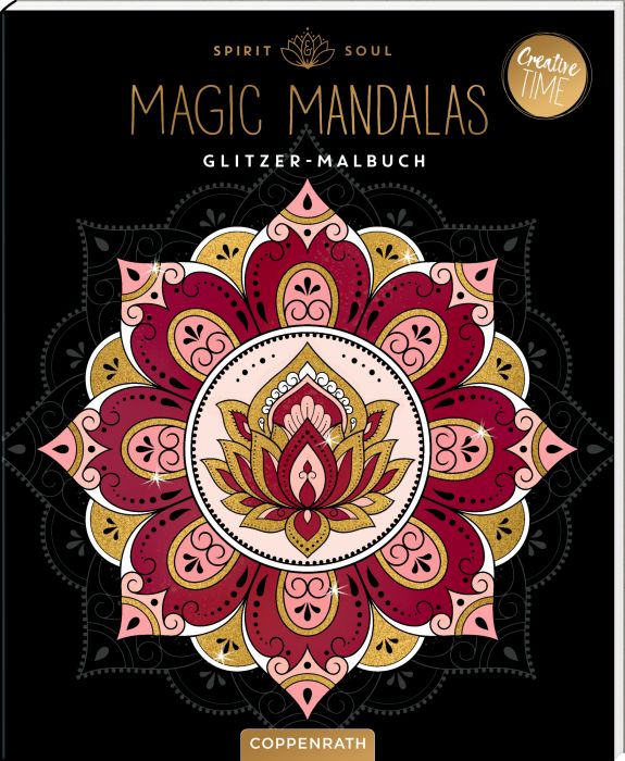 Spirit & Soul Magic Mandalas - Glitzer-Malbuch (Creat. Time)