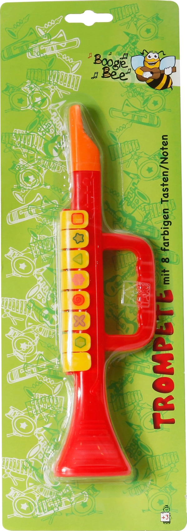 BGB Trompete, rot, 27cm, W135xH395mm