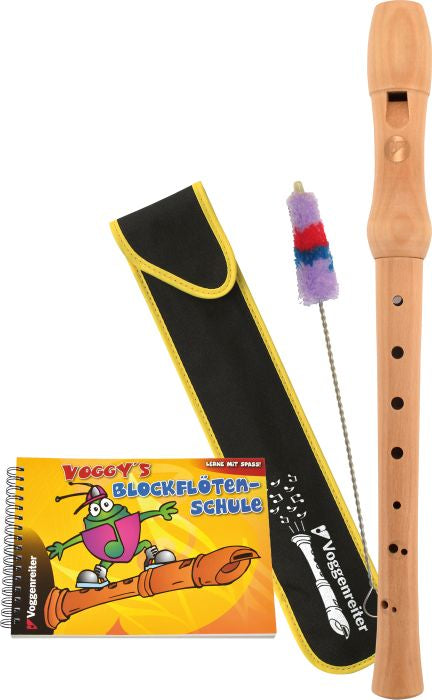 Voggys Blockflöten-Set, barocke Griffwei
