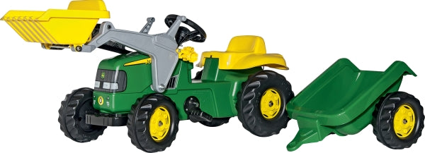 RollyKid Traktor John Deere Hänger+Front