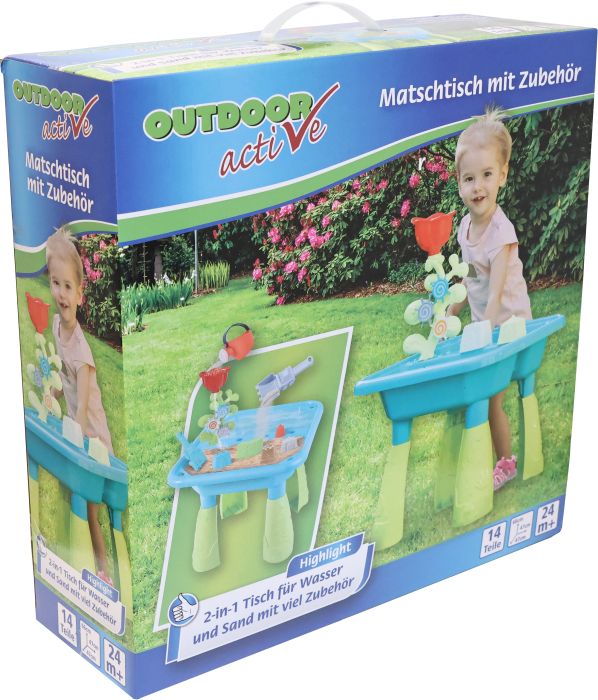 OA Matschtisch 66x47x47xcm, mit Zubehör