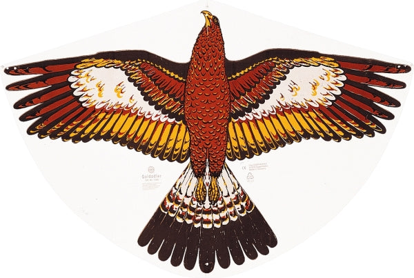 Einleinerdrachen Goldadler 92x62cm