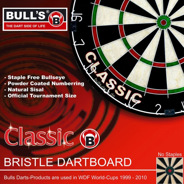 BULL'S Classic Bristle Dartboard