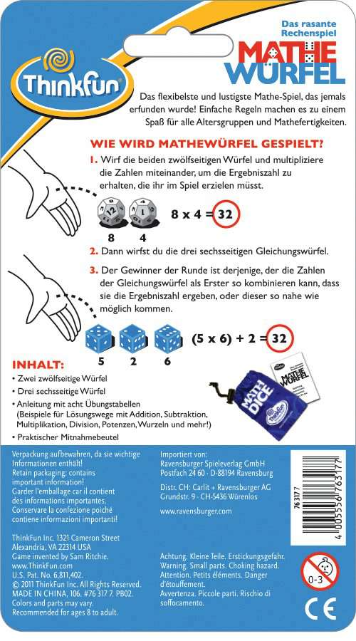 Mathe Würfel