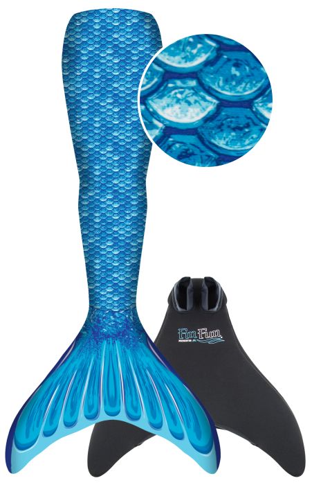 Fin Fun Meerjungfrau Mermaidens Blau S/M