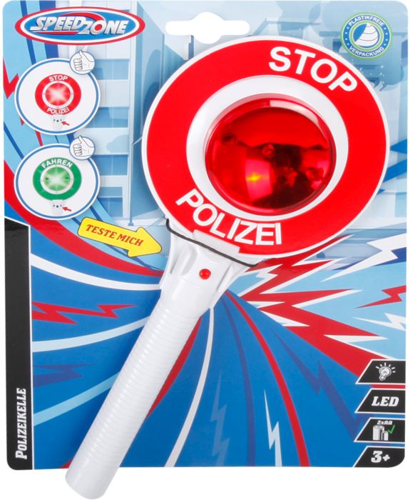 SZ Polizeikelle m. 2 LED-Lichter,190x250
