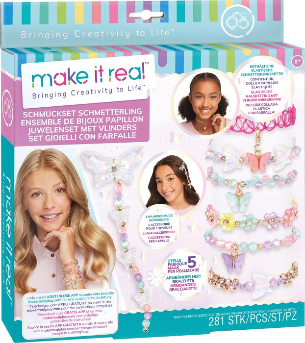 Make it real Schmuckset Schmetterling