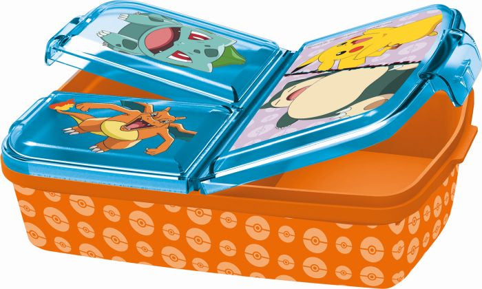 Pokemon Brotdose dreigeteilt