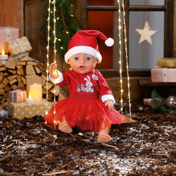 BABY born Weihnachtskleid 43cm