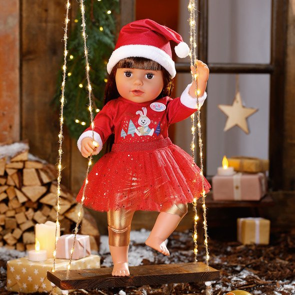 BABY born Weihnachtskleid 43cm