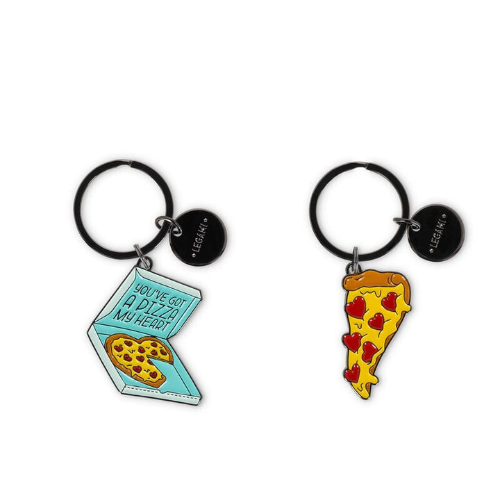 ENAMEL KEY RING - WHAT A KEY RING! - PIZZA