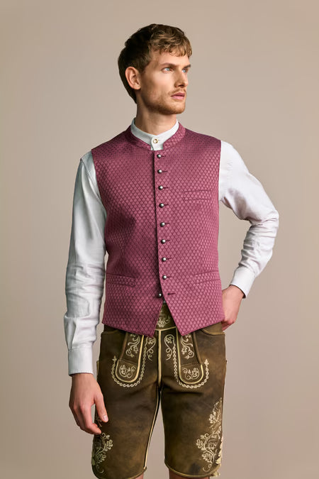 Herrenweste Georg bordeaux