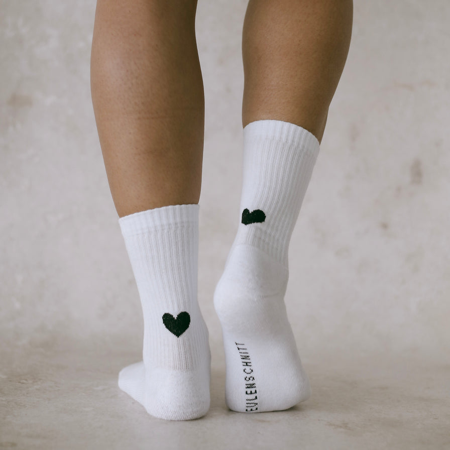 Socken Herz schwarz 39-42